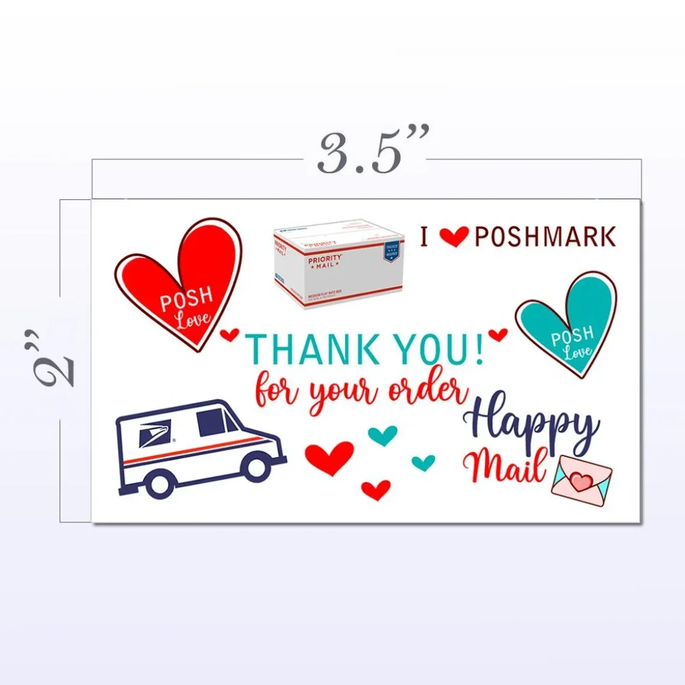 100 Assorted Thak you Cards